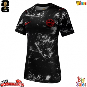 Canada Replica Away Stadium Shirt for Women World Cup 2026 Short Sleeve
